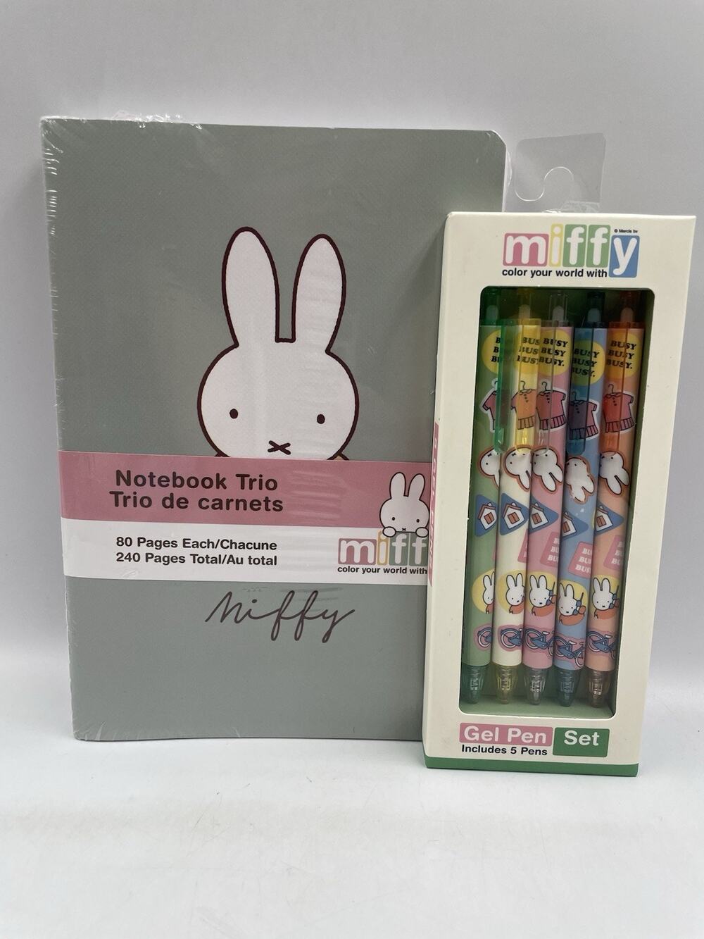 Miffy Trio Notebooks & Gel Pens Set SEALED